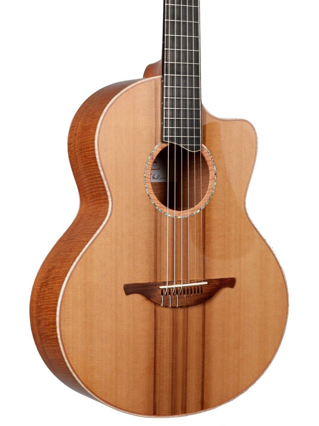 Lowden S50J Flamed Mahogany Jazz Nylon #23669 - Lowden Guitars - Heartbreaker Guitars