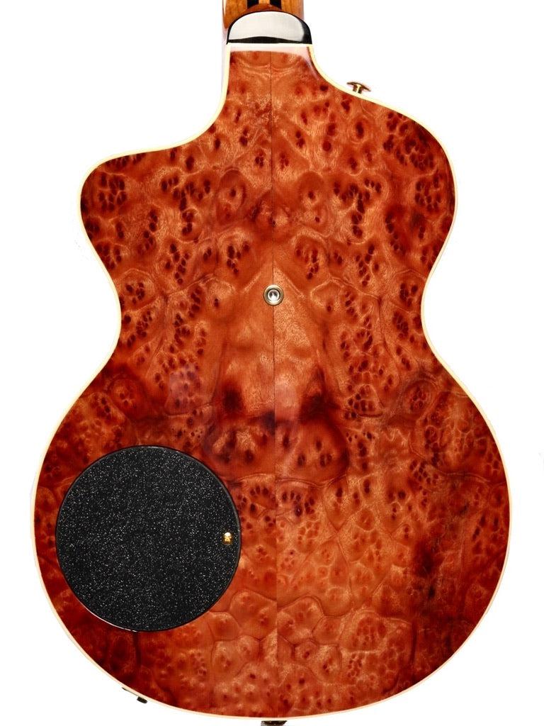 Rick Turner Model 1 Featherweight Deluxe Custom Camphor Burl #5732 - Rick Turner Guitars - Heartbreaker Guitars