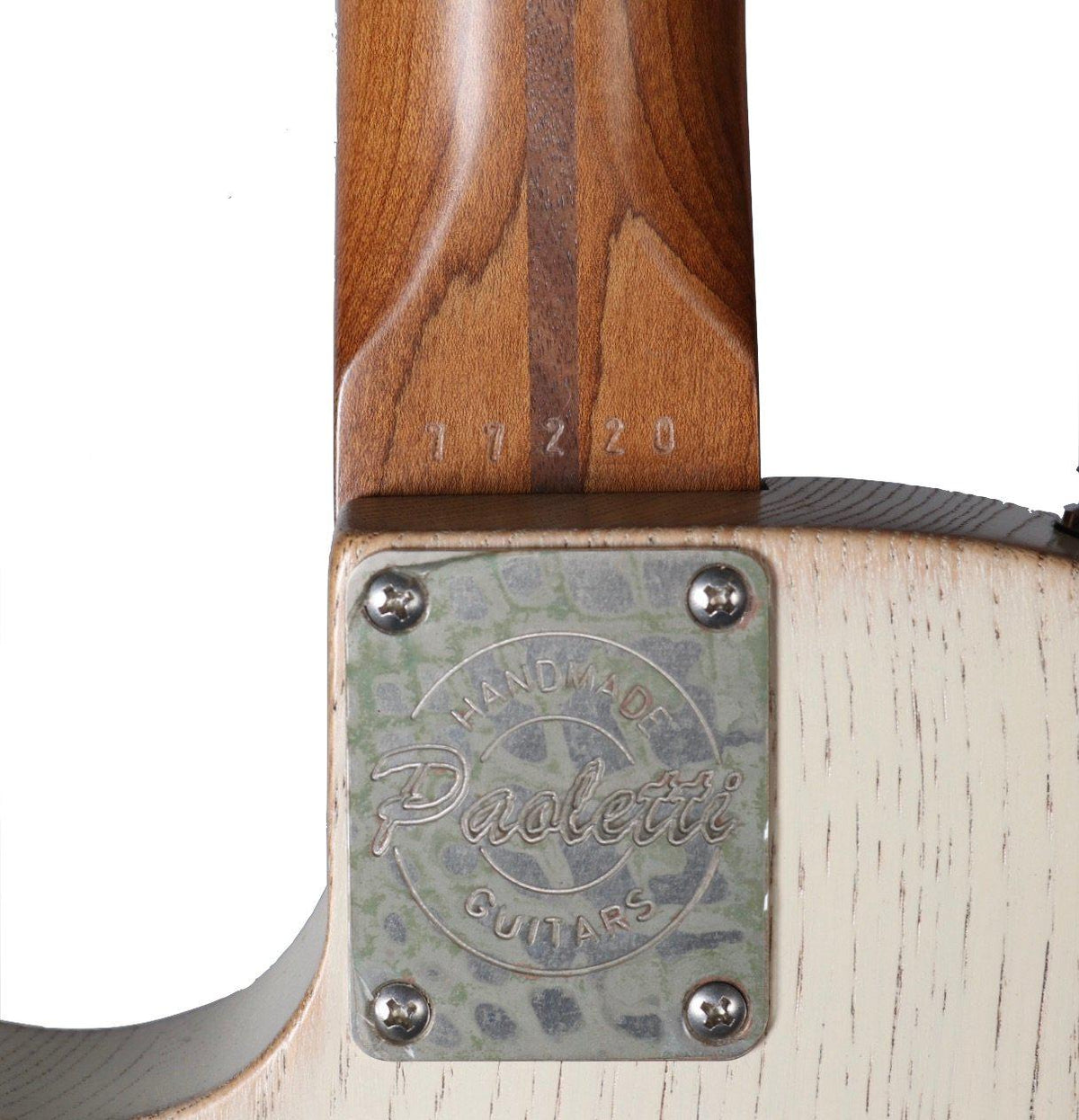 Paoletti Richard Fortus Signature Model White Leather #77220 - Paoletti - Heartbreaker Guitars