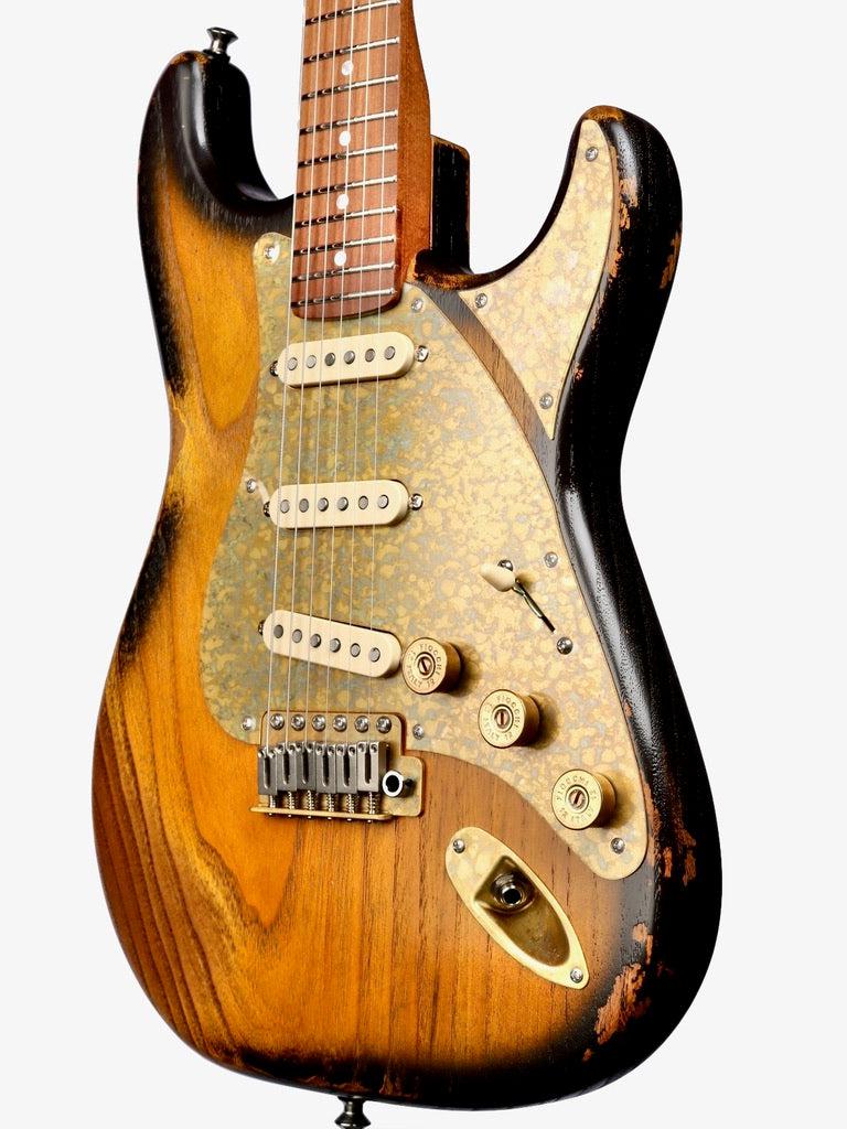 Paoletti Stratospheric Loft SSS 2T Sunburst #206423 - Paoletti - Heartbreaker Guitars