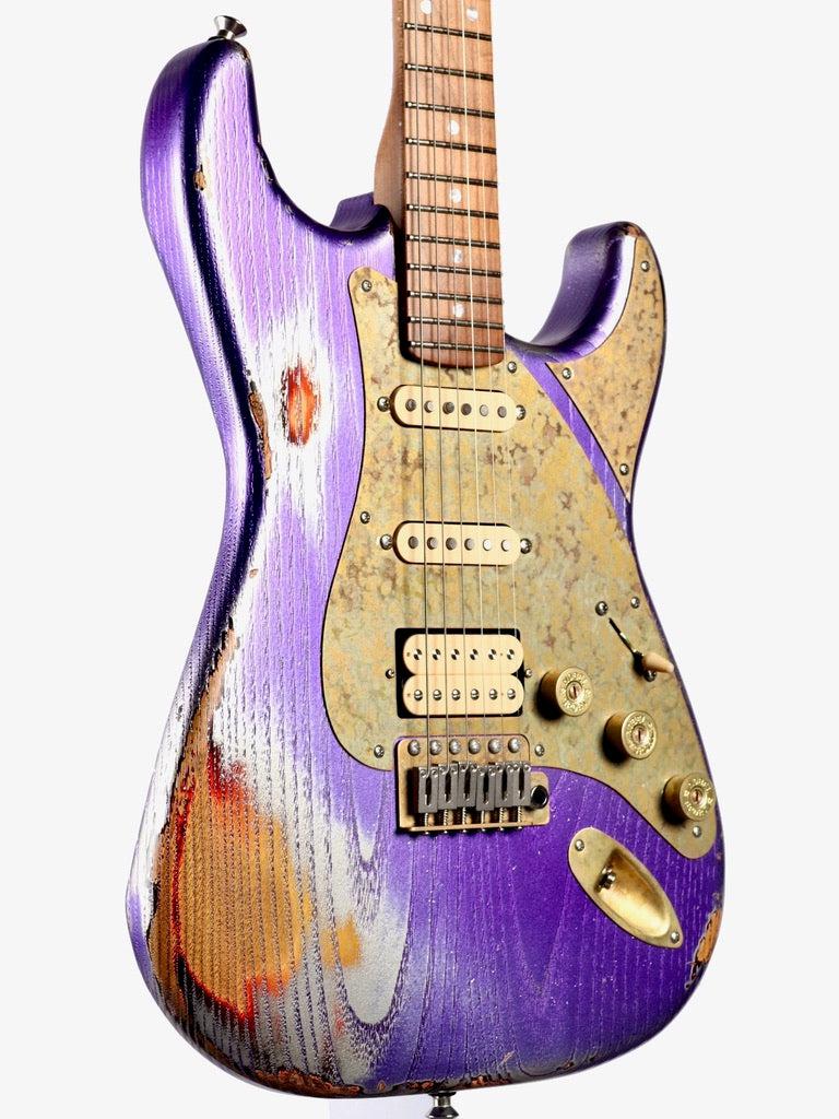 Paoletti Stratospheric Loft HSS Firemist Purple #170822 - Paoletti - Heartbreaker Guitars