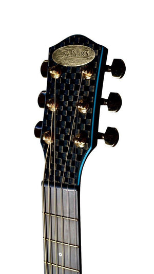 McPherson Carbon Fiber Touring Blue w/ Basketweave Finish #11240 - McPherson Guitars - Heartbreaker Guitars