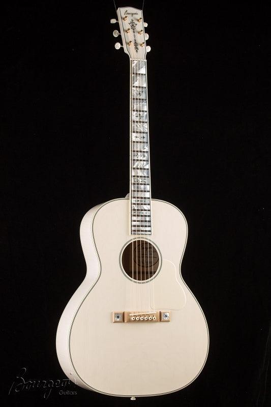 Bourgeois Whyte Rabbit L-DB0 Transparent White Limited - Bourgeois Guitars - Heartbreaker Guitars