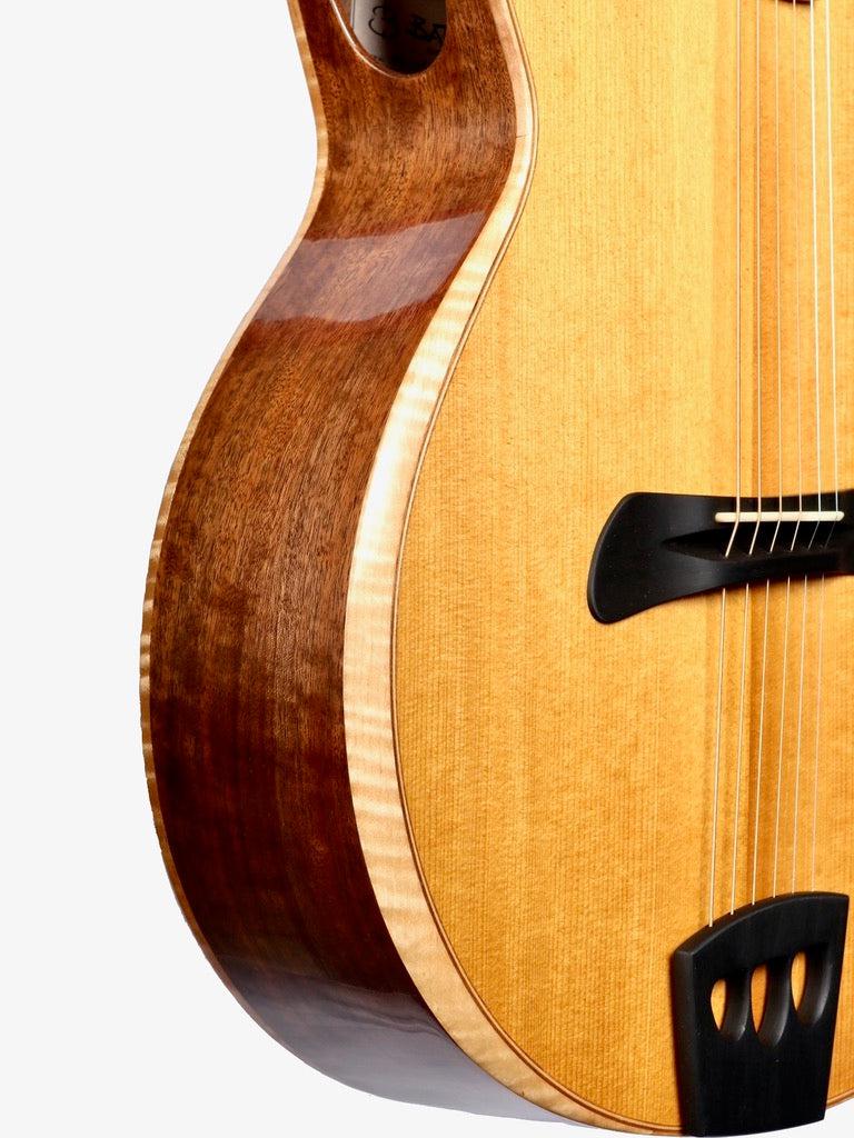 Batson Custom Aged Tone Adirondack Spruce / Curly Claro Walnut #N112-3K - Batson - Heartbreaker Guitars