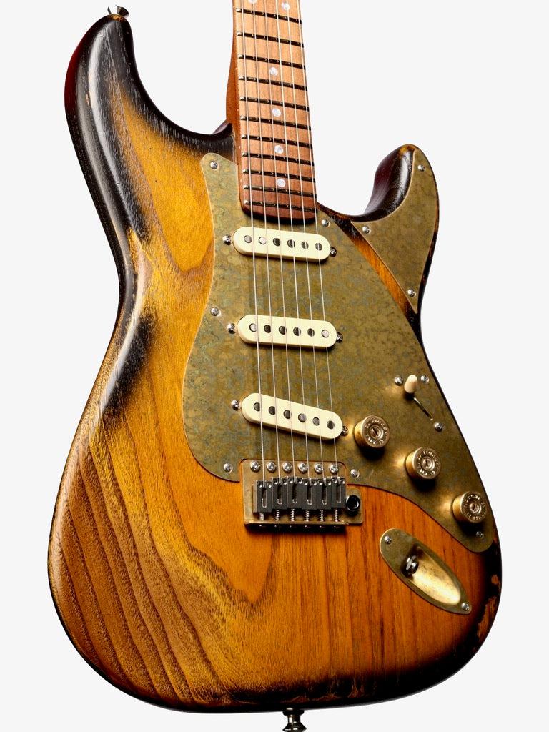 Paoletti Stratospheric Loft SSS 2T Sunburst #206423 - Paoletti - Heartbreaker Guitars