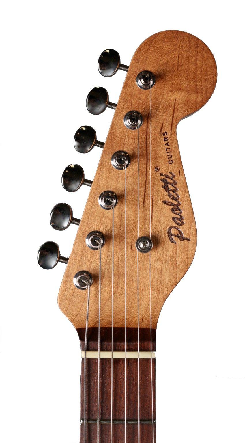 Paoletti Nancy Union Pacific Custom with Black P90 Pickups #100520 - Paoletti - Heartbreaker Guitars