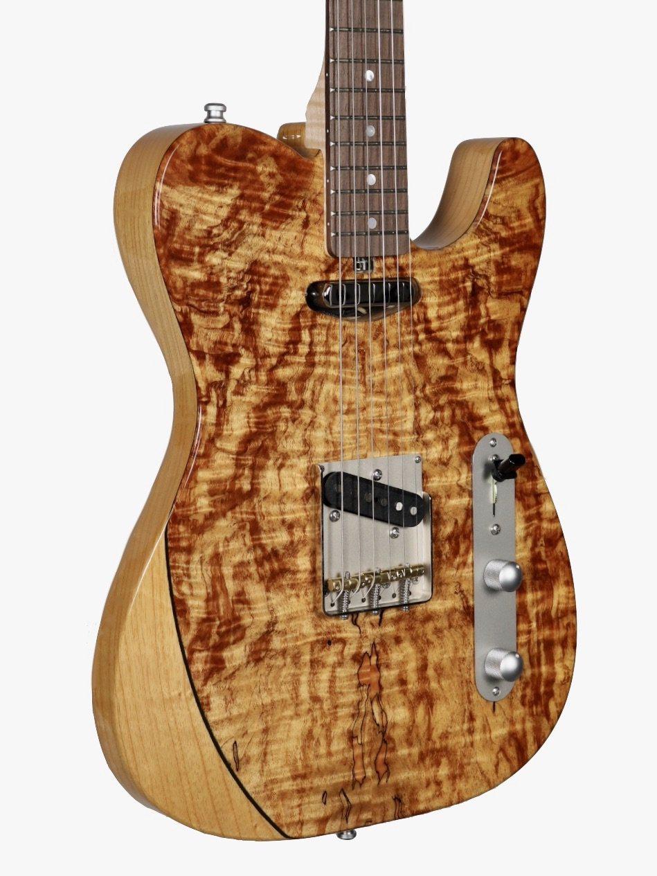 Larrivee Baker-T Spalted Maple / Swamp Ash Natural Finish #135007 - Larrivee Guitars - Heartbreaker Guitars