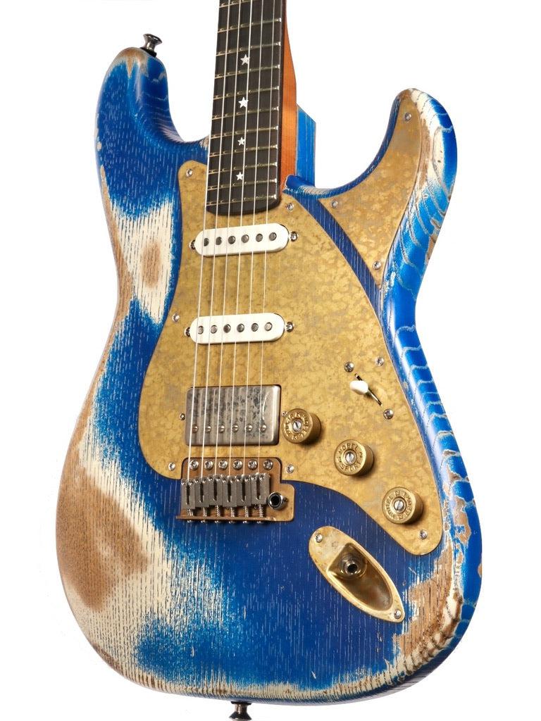 Paoletti Stratospheric Loft HSS Dallas Blue #201122 - Paoletti - Heartbreaker Guitars