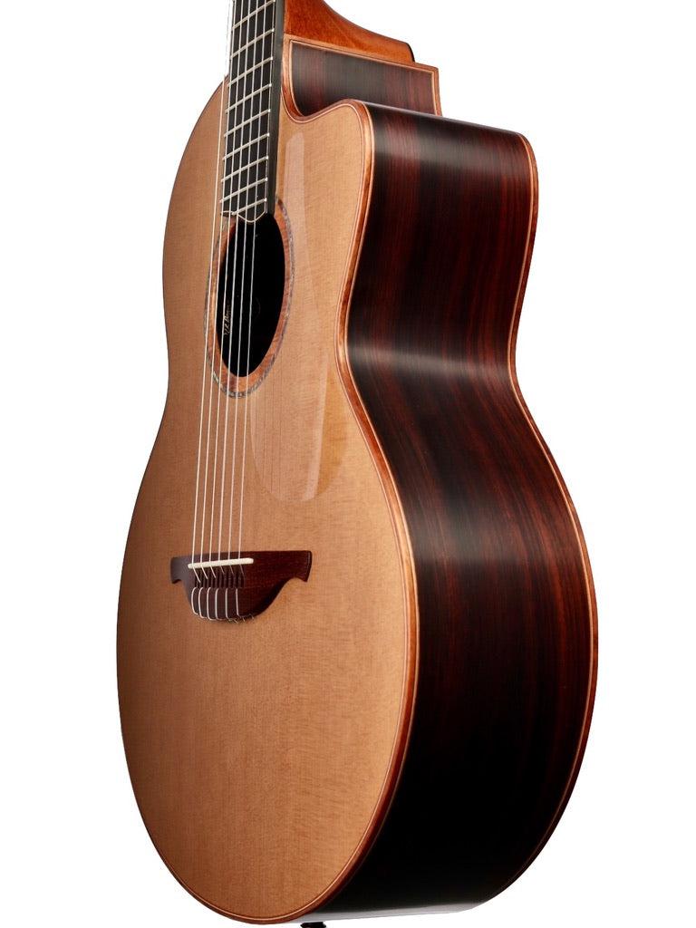 Lowden S50J Nylon Jazz with Soundbox Bevel Red Cedar / Indian Rosewood #26001 - Lowden Guitars - Heartbreaker Guitars