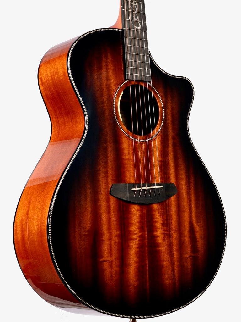 Breedlove Jeff Bridges Signature Oregon Concerto CE Myrtlewood Bourbon Burst #27518 - Breedlove Guitars - Heartbreaker Guitars