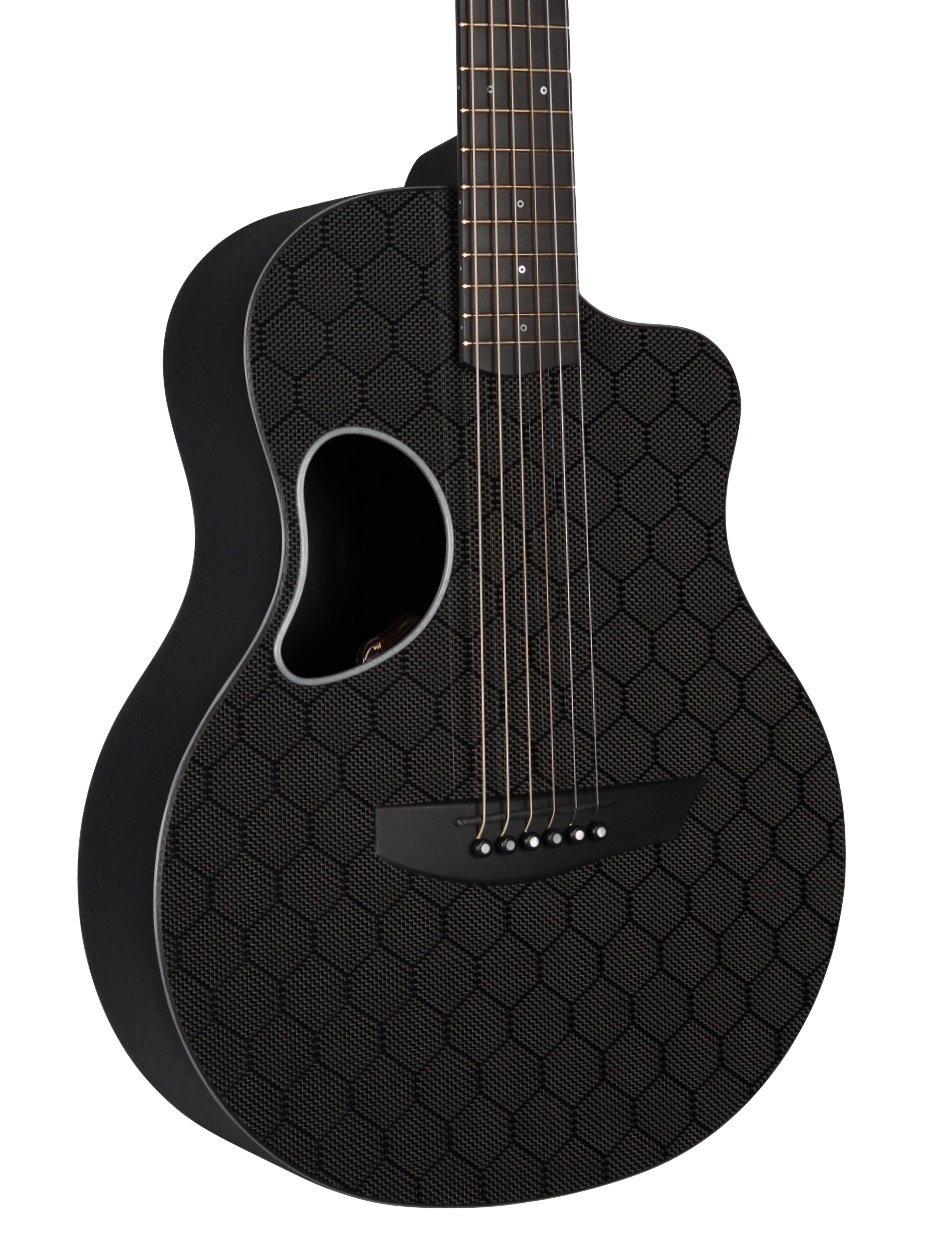 McPherson Carbon Fiber Touring Honeycomb Silver with Gold Hardware #10674 - McPherson Guitars - Heartbreaker Guitars