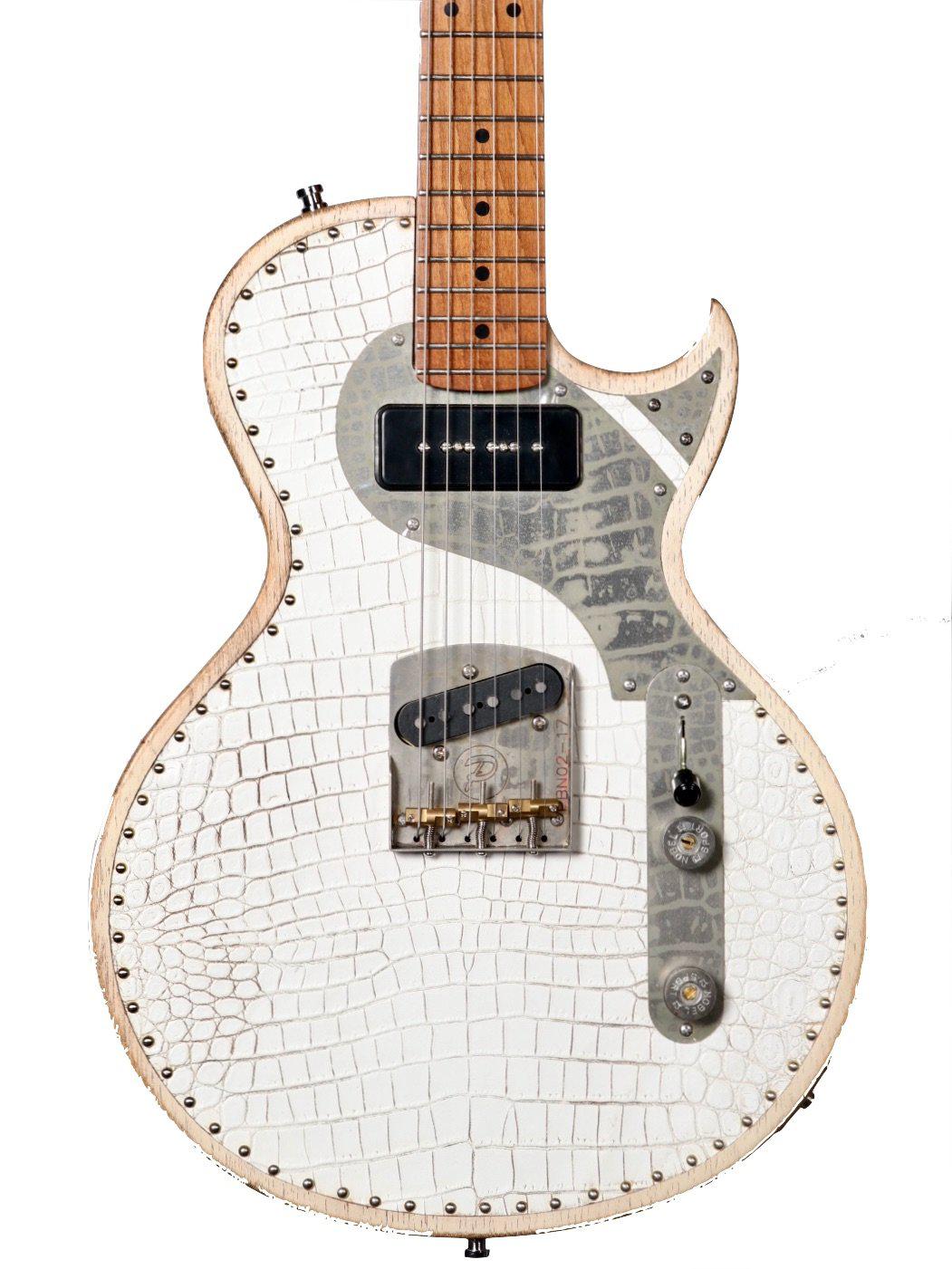Paoletti Richard Fortus Signature Model White Leather #77220 - Paoletti - Heartbreaker Guitars