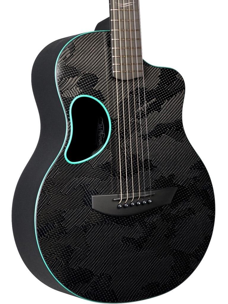 McPherson Carbon Fiber Blackout Touring Green w/ Camo Finish #11453 - McPherson Guitars - Heartbreaker Guitars
