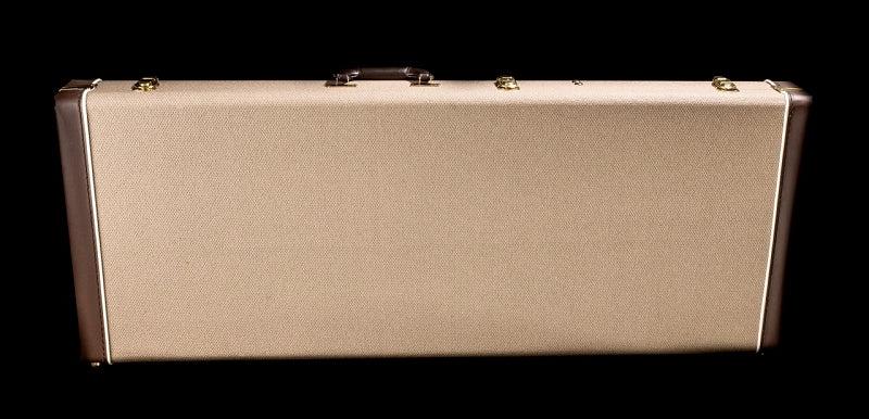 Turner Renaissance Custom Case by TKL - Tan with Burgundy Interior - Rick Turner Guitars - Heartbreaker Guitars