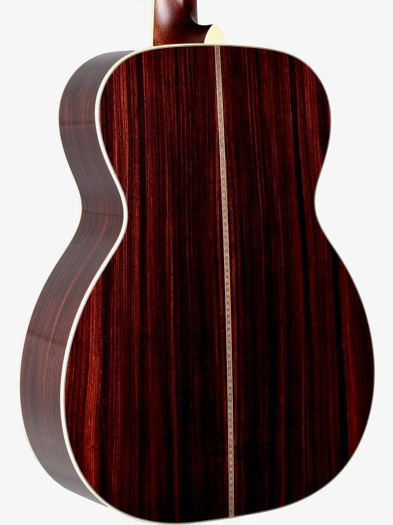 Bourgeois AT Series OM Dark Burst Aged Tone Adirondack / Indian Rosewood #9382 - Bourgeois Guitars - Heartbreaker Guitars