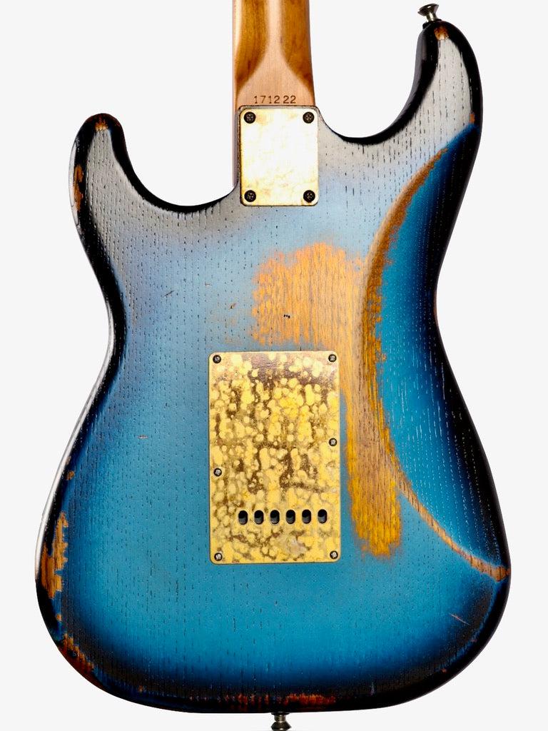 Paoletti Stratospheric Loft SSS Relic Blue #171222 - Paoletti - Heartbreaker Guitars