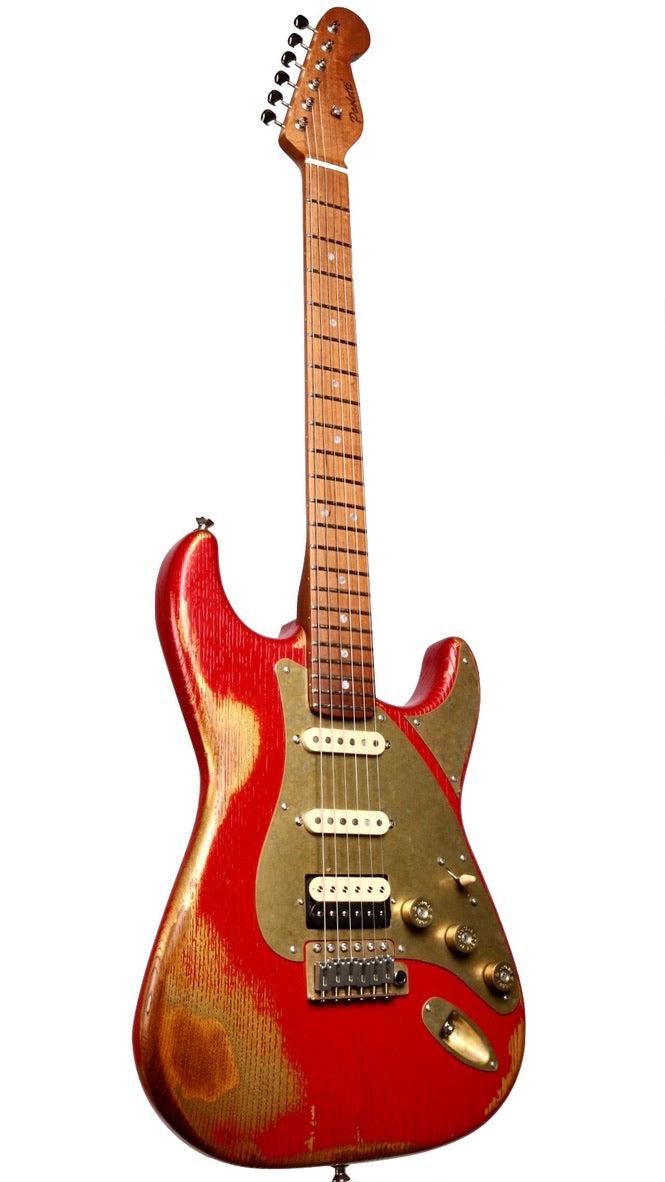 Paoletti Stratospheric Loft HSS Gold Ruby #199822 - Paoletti - Heartbreaker Guitars