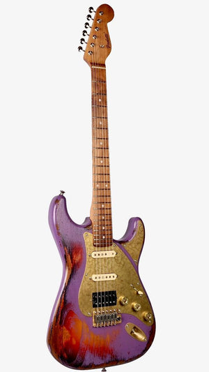 Paoletti Stratospheric Loft HSS Heavy Purple #130521 - Paoletti - Heartbreaker Guitars