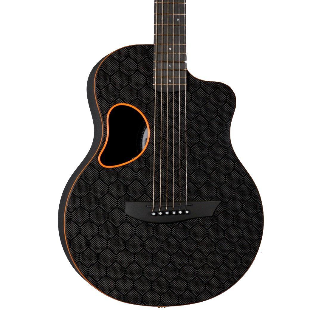 McPherson Touring Carbon Fiber Orange Honeycomb Gold Hardware 2020 #10646 - McPherson Guitars - Heartbreaker Guitars