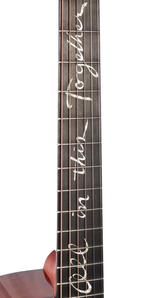 Breedlove Jeff Bridges Signature Oregon Concerto CE Myrtlewood Bourbon Burst #27518 - Breedlove Guitars - Heartbreaker Guitars