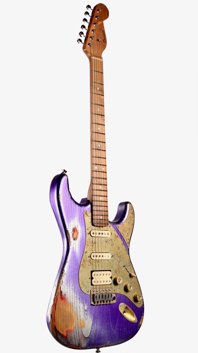 Paoletti Stratospheric Loft HSS Firemist Purple #170822 - Paoletti - Heartbreaker Guitars