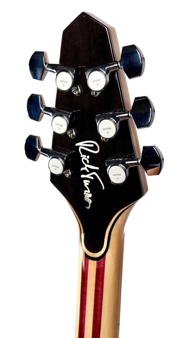 Rick Turner Model 1 Deluxe Custom Padauk with Full Electronics Package #5801 - Rick Turner Guitars - Heartbreaker Guitars