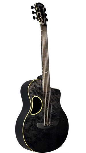 McPherson Carbon Fiber Blackout Touring Yellow w/ Camo Finish #11456 - McPherson Guitars - Heartbreaker Guitars