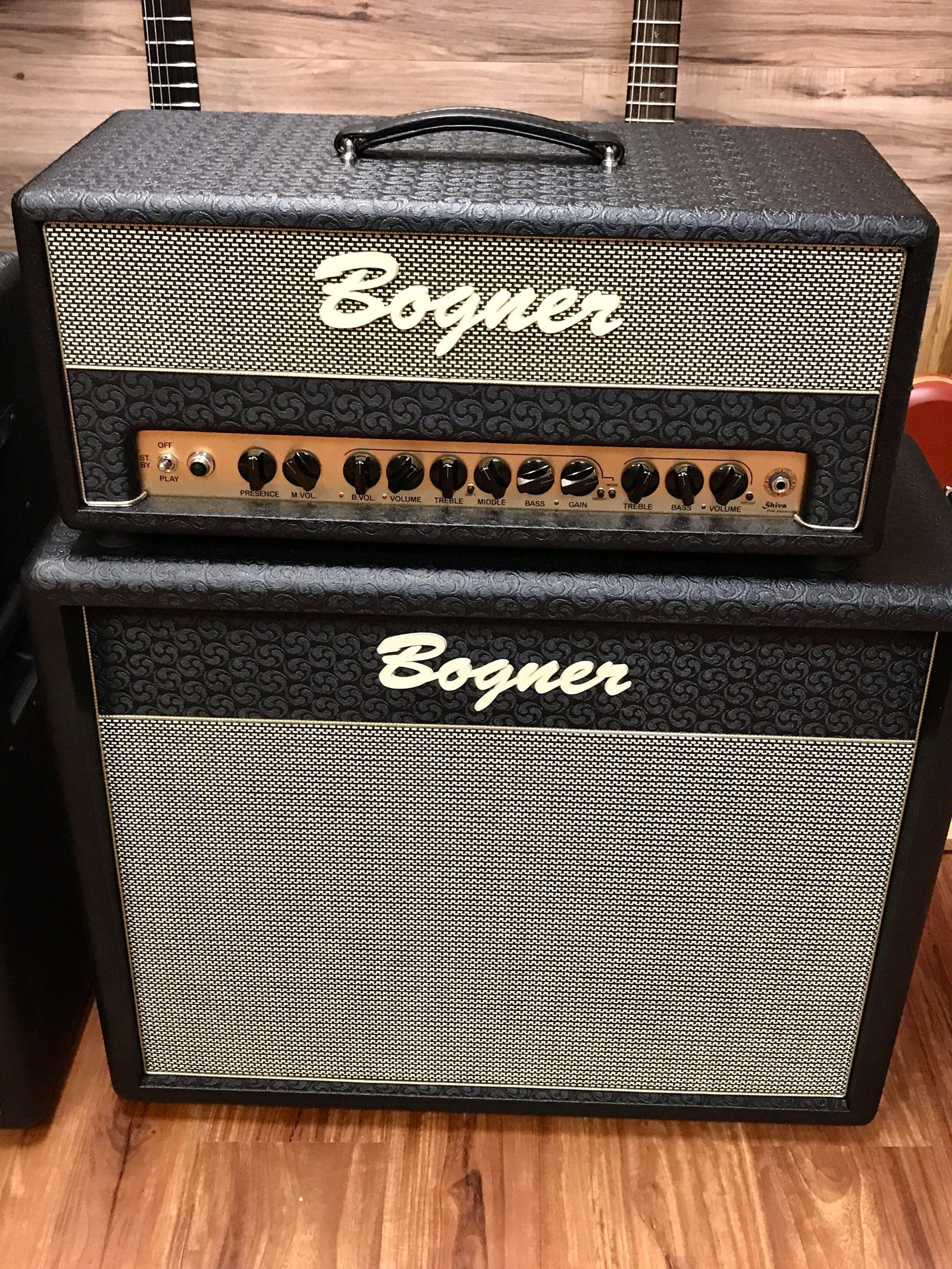 Bogner Shiva Head 20th Anniversary with Reverb and 2x12 Cabinet - Bogner Amplifiers - Heartbreaker Guitars
