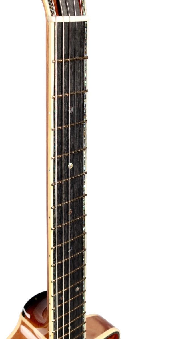 Rick Turner Model 1 Featherweight Deluxe Custom Camphor Burl #5732 - Rick Turner Guitars - Heartbreaker Guitars