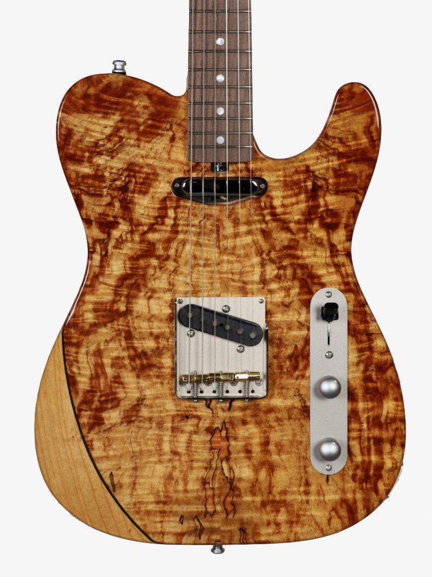 Larrivee Baker-T Spalted Maple / Swamp Ash Natural Finish #135007 - Larrivee Guitars - Heartbreaker Guitars