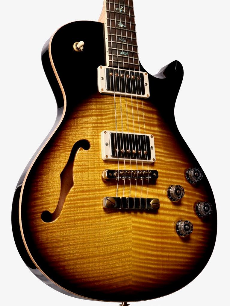 PRS McCarty 594 SC Semi-Hollow with Single F Hole and Artist Top Pattern Vintage in Vintage Smokeburst 2021 #314266 - Paul Reed Smith Guitars - Heartbreaker Guitars