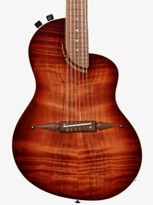 Renaissance RS12 Curly Redwood / Indian Rosewood #5533 - Rick Turner Guitars - Heartbreaker Guitars