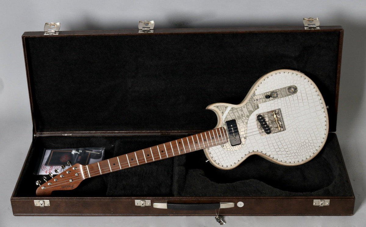 Paoletti Richard Fortus Signature Model White Leather #77220 - Paoletti - Heartbreaker Guitars