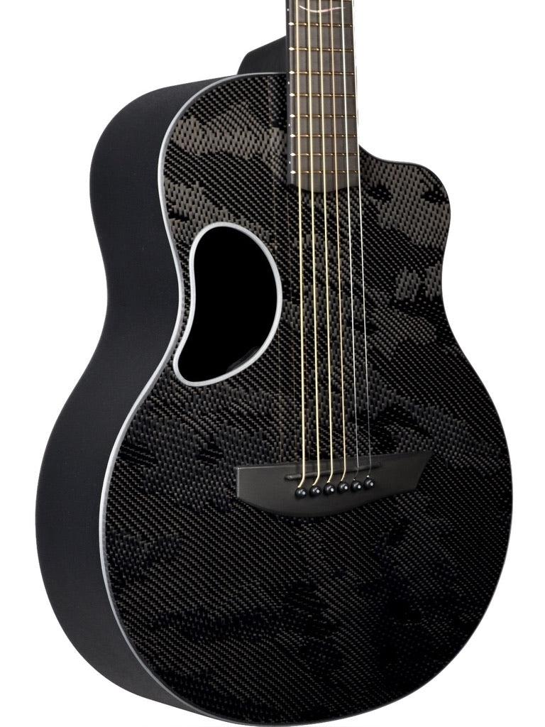 McPherson Carbon Fiber Blackout Touring Silver w/ Camo Finish #11459 - McPherson Guitars - Heartbreaker Guitars