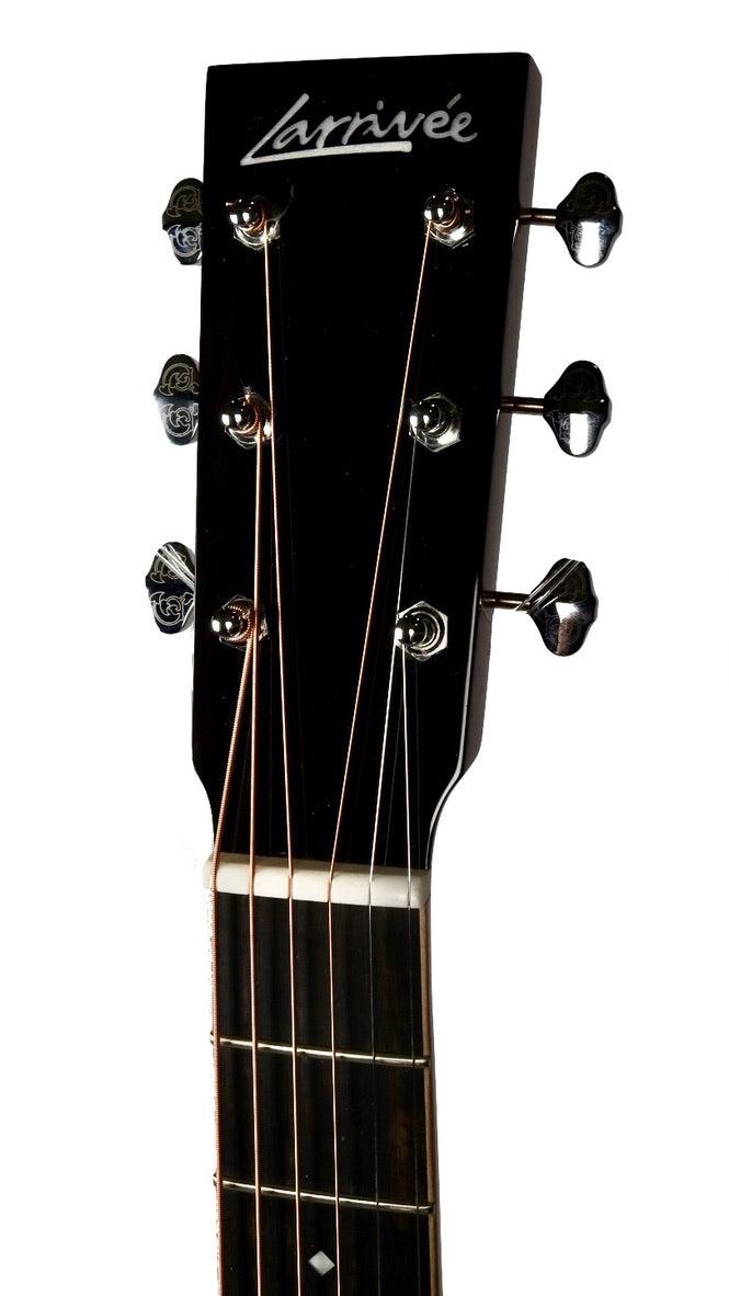 Larrivee T44 Travel Guitar Alpine Spruce / Silver Oak #134066 - Larrivee Guitars - Heartbreaker Guitars