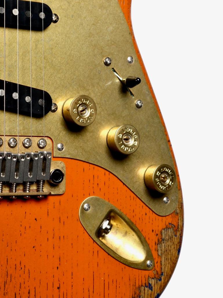 Paoletti Stratospheric Loft SSS Chicago Orange #201322 - Paoletti - Heartbreaker Guitars