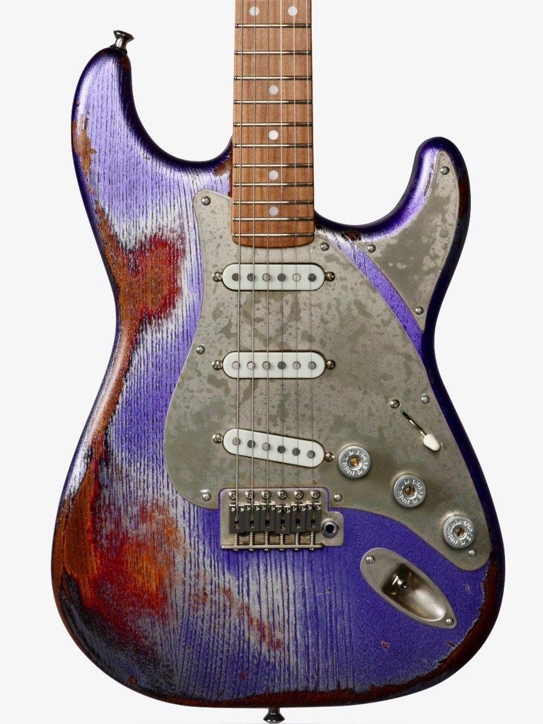 Paoletti Stratospheric Loft SSS Firemist Purple #130821 - Paoletti - Heartbreaker Guitars