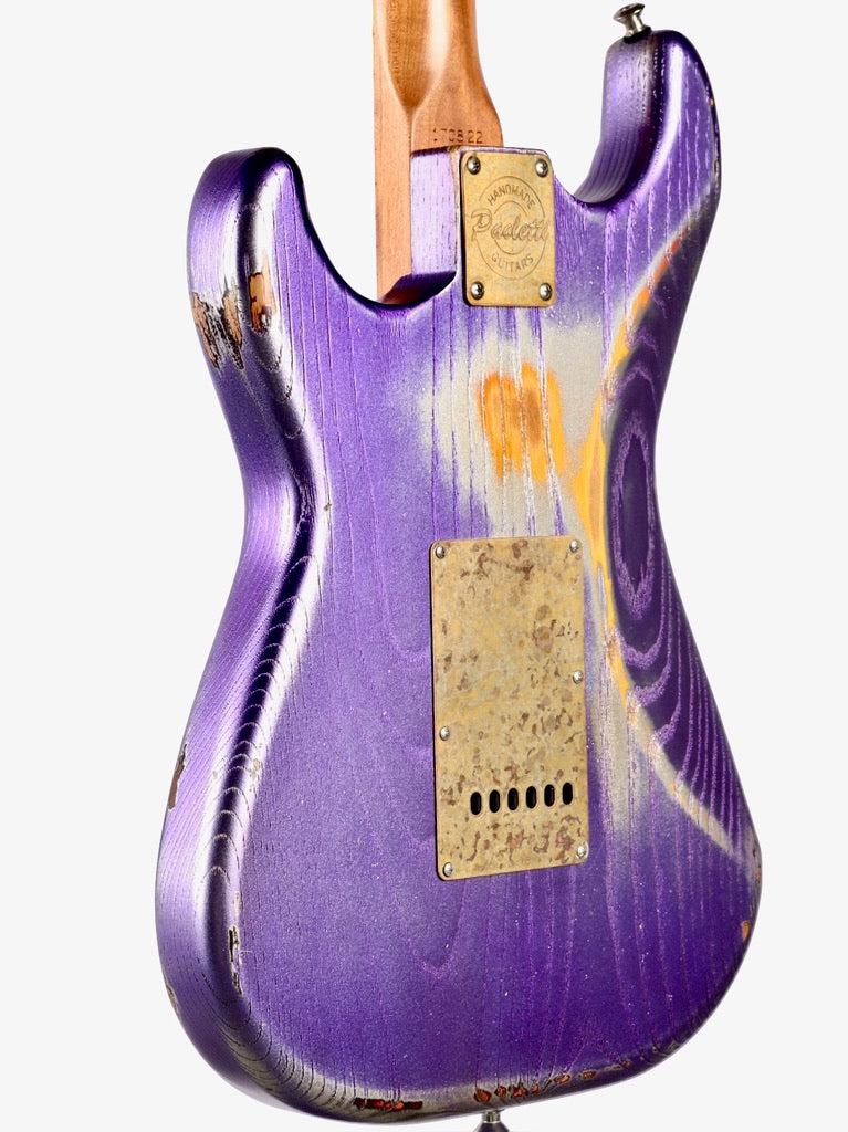 Paoletti Stratospheric Loft HSS Firemist Purple #170822 - Paoletti - Heartbreaker Guitars