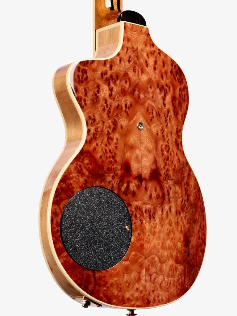Rick Turner Model 1 Featherweight Deluxe Custom Camphor Burl #5732 - Rick Turner Guitars - Heartbreaker Guitars