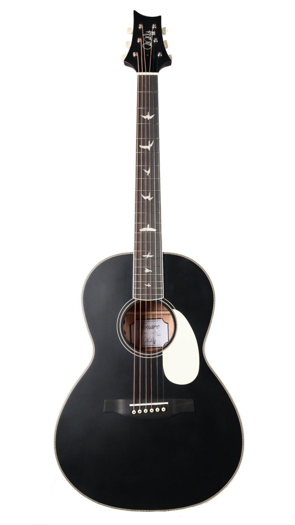 PRS P20E Black Top Vintage Mahogany with Fishman GT1 Pickup #d13958 - Paul Reed Smith Guitars - Heartbreaker Guitars