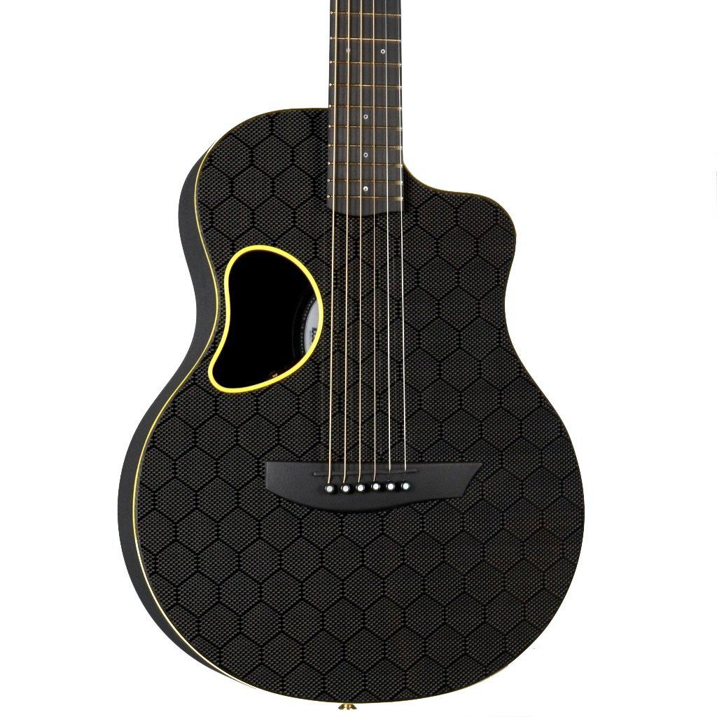 McPherson Carbon Fiber Touring Yellow with Gold Hardware, Honeycomb Finish 2020 - McPherson Guitars - Heartbreaker Guitars
