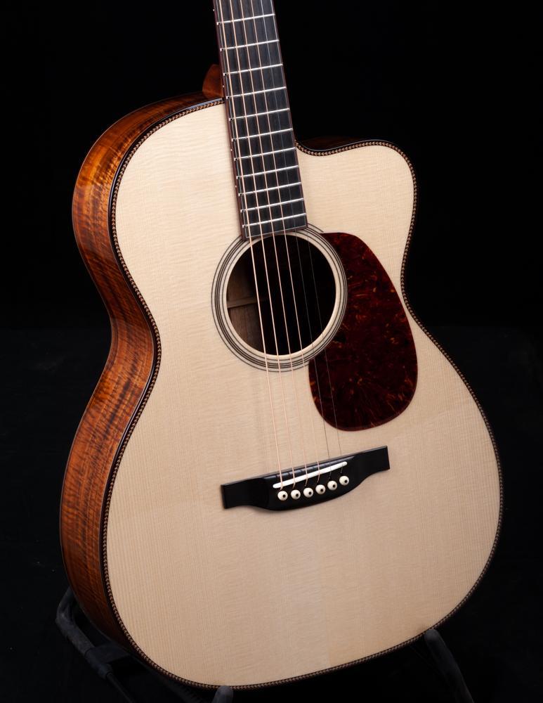 Bourgeois OMSC 12 Fret Slotted Peghead Master Grade Koa/ European (Italian) Spruce - Bourgeois Guitars - Heartbreaker Guitars