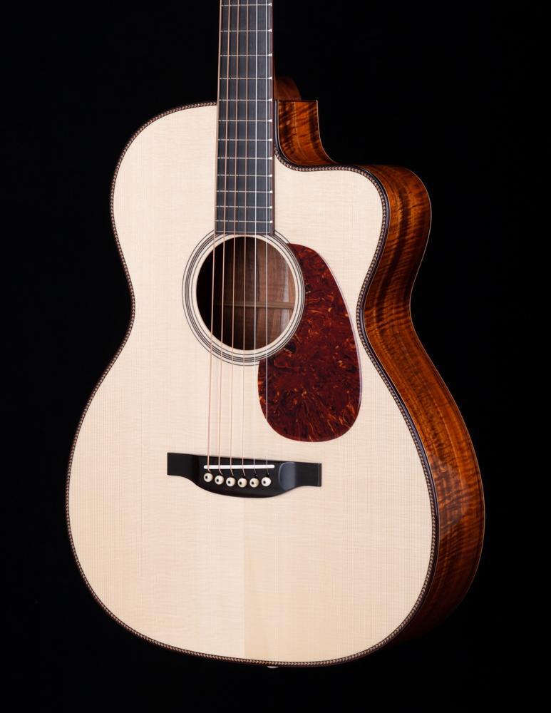 Bourgeois OMSC 12 Fret Slotted Peghead Master Grade Koa/ European (Italian) Spruce - Bourgeois Guitars - Heartbreaker Guitars