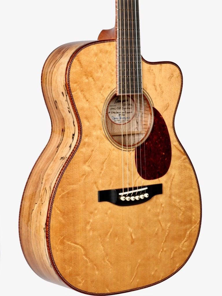 Bourgeois OMC DB Signature Aged Tone Bearclaw Spruce / Sycamore #9390 - Bourgeois Guitars - Heartbreaker Guitars