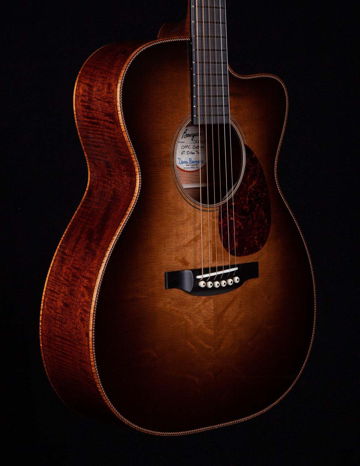 Bourgeois OMC DB Signature Large Sound Hole Custom (Pre-order) February Delivery - Bourgeois Guitars - Heartbreaker Guitars