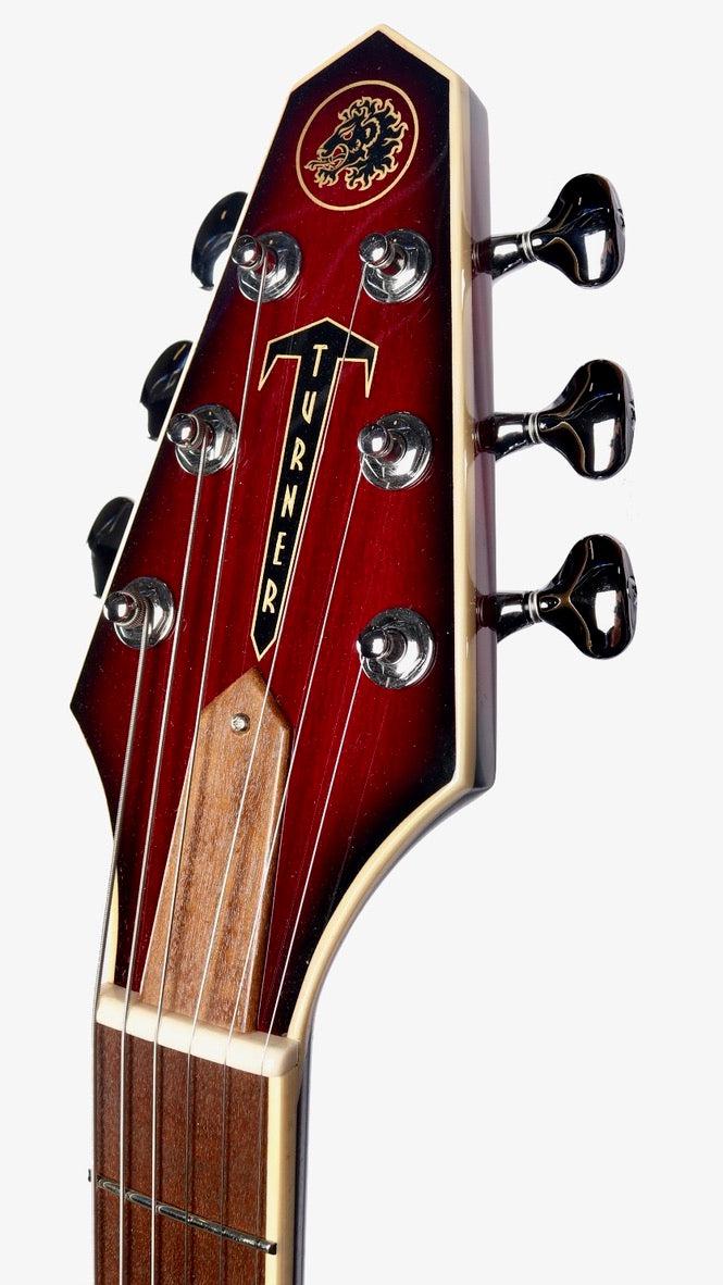 Rick Turner Model 1 LB Burgundy Burst with Full Electronics Package #5792 - Rick Turner Guitars - Heartbreaker Guitars