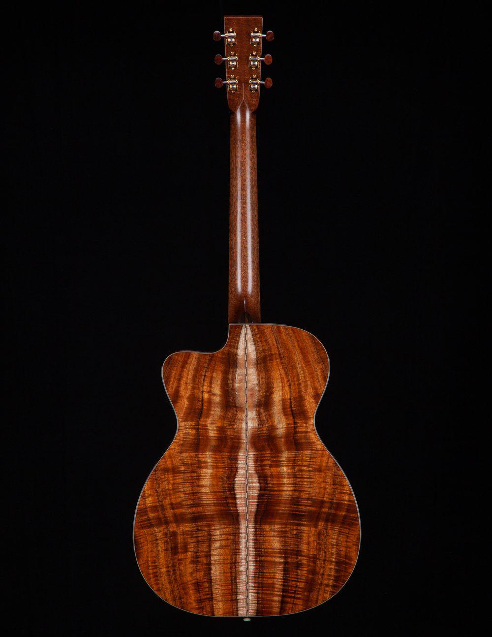 Bourgeois  Large Sound Hole OMC DB Signature Aged Tone Adi Burst over Master Koa - Bourgeois Guitars - Heartbreaker Guitars