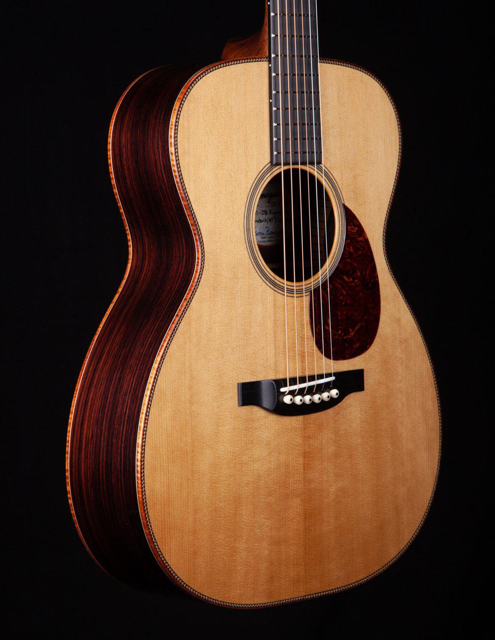 Bourgeois OM DB Signature Aged Tone Adirondack Spruce / Master Grade Indian Rosewood #8762 - Bourgeois Guitars - Heartbreaker Guitars