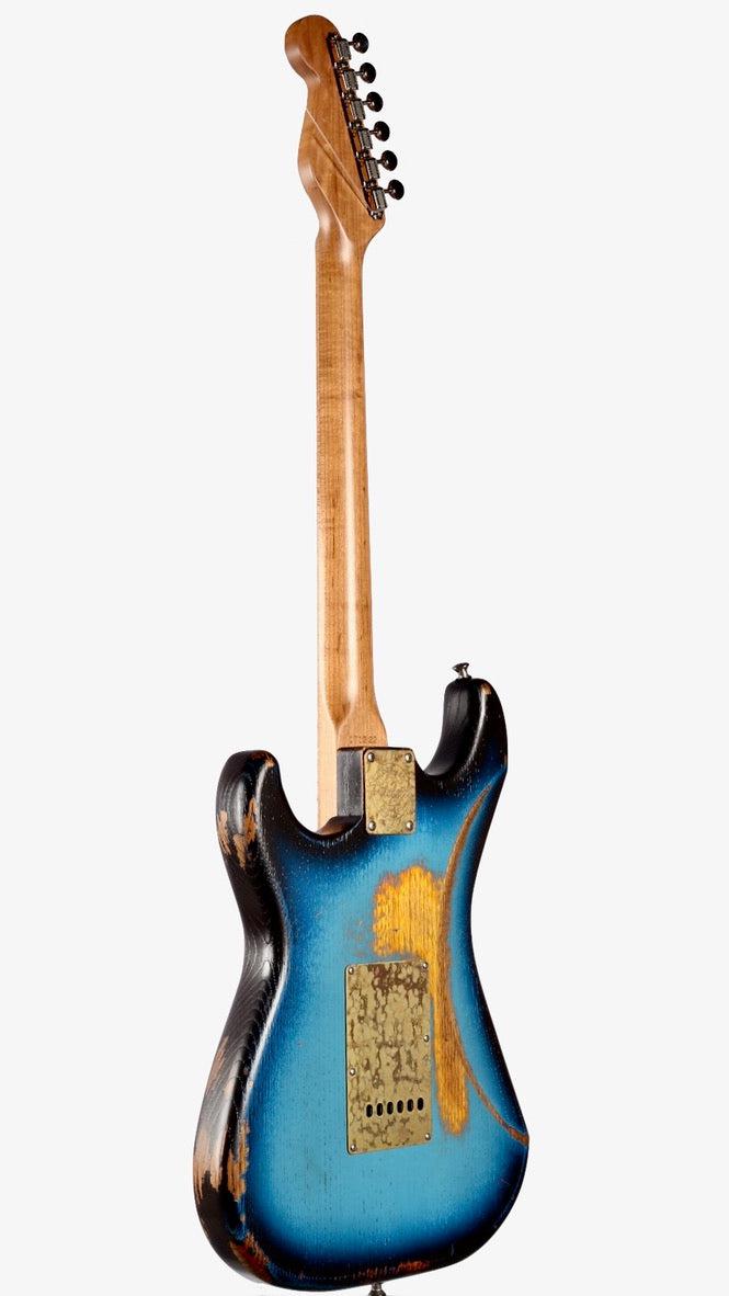 Paoletti Stratospheric Loft SSS Relic Blue #171222 - Paoletti - Heartbreaker Guitars