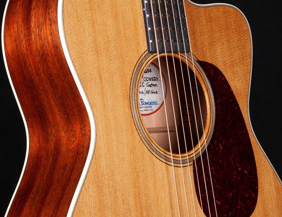 Bourgeois OMS Country Boy Heirloom Series Aged Tone Spruce/ Mahogany #8824 - Bourgeois Guitars - Heartbreaker Guitars